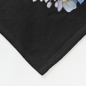 Hydrangeas in der Blüte Fleecedecke (Ecke)