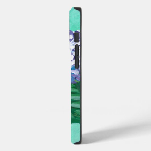 Hydrangeas in Peacock Vase Case-Mate iPhone Hülle (Rückseite / Links)