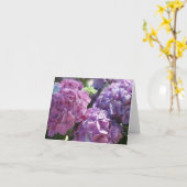 Hydrangeas-Karte Karte (Gelbe Blume)