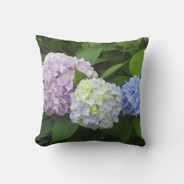 Hydrangeas Kissen (Vorderseite)