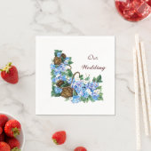 Hydrangeas-Korb Serviette (Beispiel)