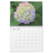 Hydrangeas-kundengerechter Blumen-Kalender Kalender (Mär 2027)