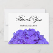 Hydrangeas Lavender lilac Dankeskarte (Vorderseite)
