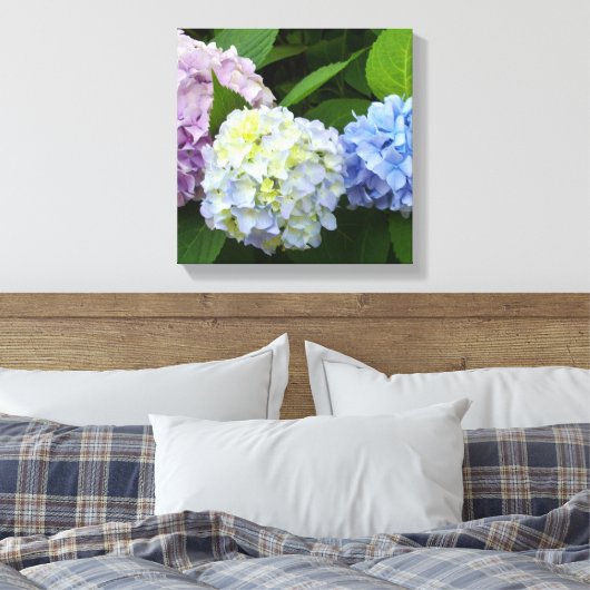 Hydrangeas Leinwanddruck (Insitu (Schlafzimmer))