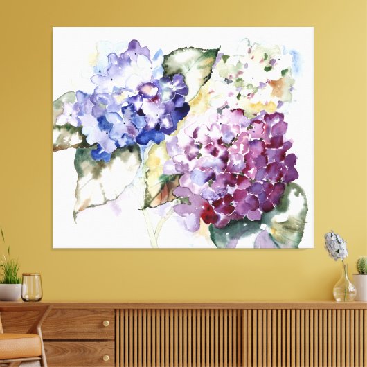 Hydrangeas Leinwanddruck (Insitu (Wohnzimmer))