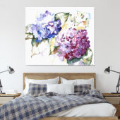 Hydrangeas Leinwanddruck (Insitu (Schlafzimmer))