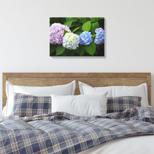 Hydrangeas Leinwanddruck (Insitu (Schlafzimmer))
