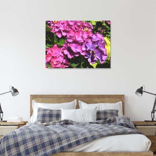 Hydrangeas Leinwanddruck (Insitu (Schlafzimmer))