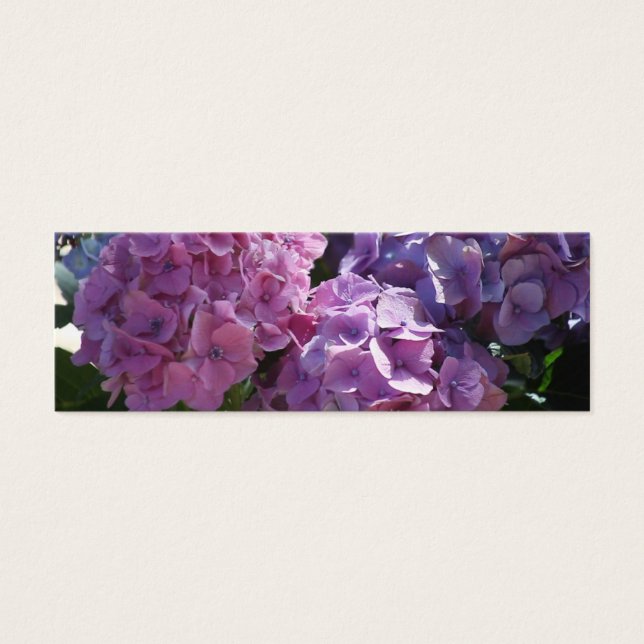 Hydrangeas-Lesezeichen (Vorderseite)
