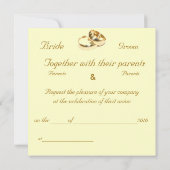 Hydrangeas-Liebe Einladung (Rückseite)