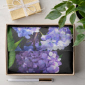 Hydrangeas, lila blauer Blume Seidenpapier (Geschenk)