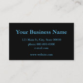 Hydrangeas, lila blauer Blume Visitenkarte (Rückseite)