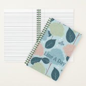 "Hydrangeas" Line A Day Journal Notizblock (Innen)