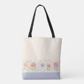 Hydrangeas monogram — Pastenblüten Tasche (Rückseite)