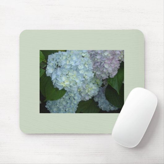 Hydrangeas-Mousepad blühend Mousepad (Mit Mouse)