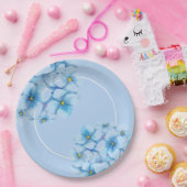 Hydrangeas Pappteller (Party)