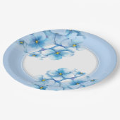 Hydrangeas Pappteller (Schrägansicht)