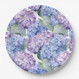 Hydrangeas Pappteller