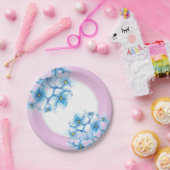 Hydrangeas Pappteller (Party)