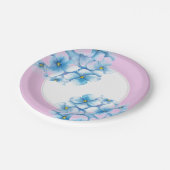 Hydrangeas Pappteller (Schrägansicht)