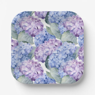 Hydrangeas Pappteller