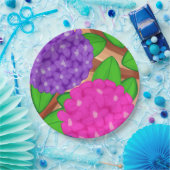 Hydrangeas Pappteller (Party)