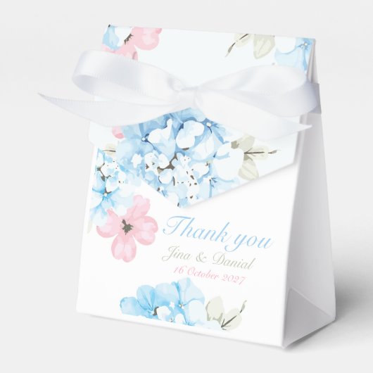 Hydrangeas Pastel Bloom Geschenkschachtel (Vorderseite)