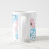 Hydrangeas Pastel Bloom Jumbo-Tasse (Rückseite)