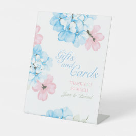 Hydrangeas Pastel Bloom Sockelschild