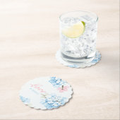 Hydrangeas Pastel Bloom Untersetzer (Vor Ort)