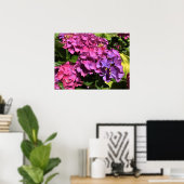 Hydrangeas Poster (Heimbüro)