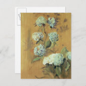 Hydrangeas Postkarte (Vorne/Hinten)