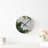 Hydrangeas Runde Wanduhr (Zuhause)