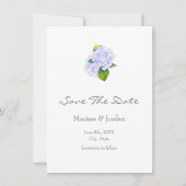 Hydrangeas Save The Date (Vorderseite)
