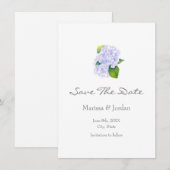 Hydrangeas Save The Date (Vorne/Hinten)