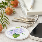 Hydrangeas Schlüsselanhänger (Vorderseite rechts)