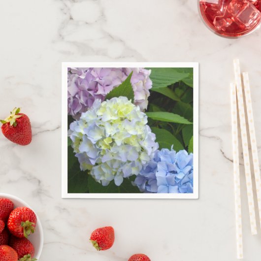 Hydrangeas Serviette (Beispiel)