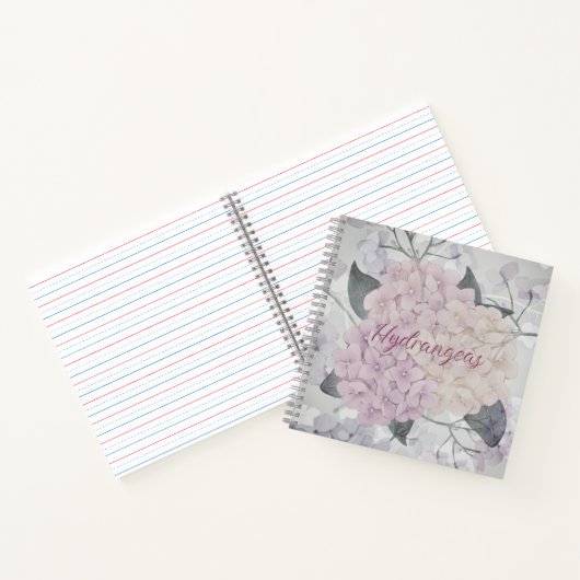 Hydrangeas SpiralNotebook Notizblock (Innenseite)