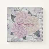Hydrangeas SpiralNotebook Notizblock (Rückseite)