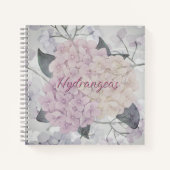 Hydrangeas SpiralNotebook Notizblock (Vorderseite)