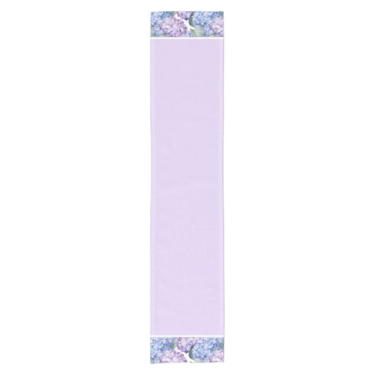 Hydrangeas Table Runner Kurzer Tischläufer (Vorderseite)
