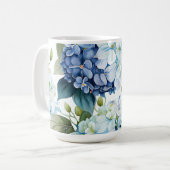 Hydrangeas-Tasse Kaffeetasse (Vorderseite Links)
