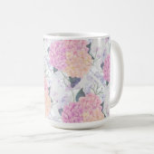 Hydrangeas-Tasse Kaffeetasse (VorderseiteRechts)