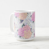 Hydrangeas-Tasse Kaffeetasse (Vorderseite Links)