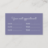 Hydrangeas Terminkarte (Rückseite)