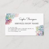 Hydrangeas Terminkarte (Vorderseite)