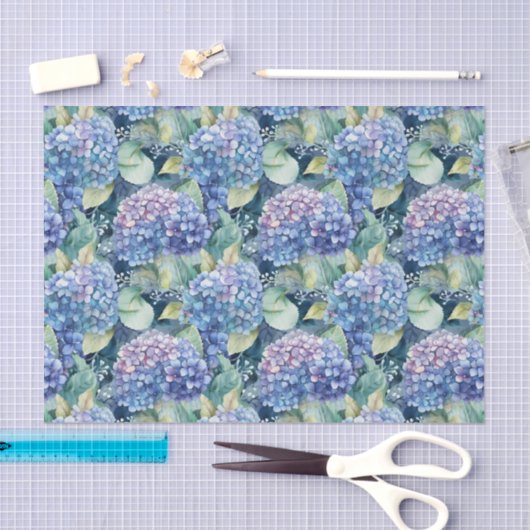 Hydrangeas-Tissue Seidenpapier (Handwerk)