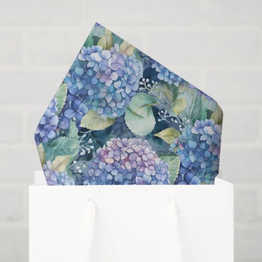 Hydrangeas-Tissue Seidenpapier (Geschenktüte)