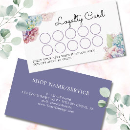 Hydrangeas Treuekarte