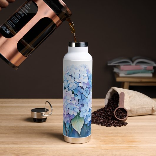 Hydrangeas Trinkflasche (Kaffee)